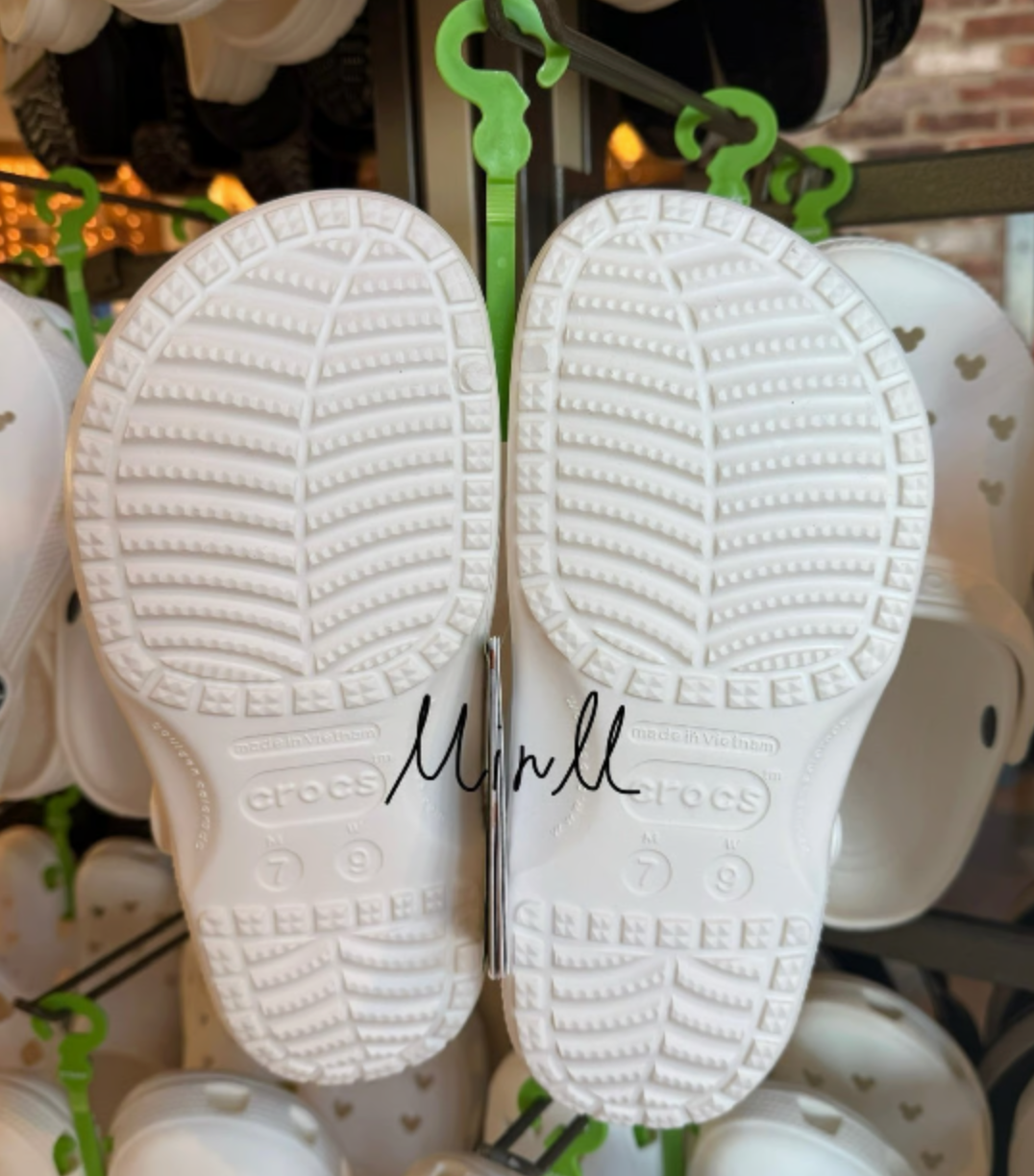 Disney Parks Exclusive Mickey Mouse Icon Crocs White