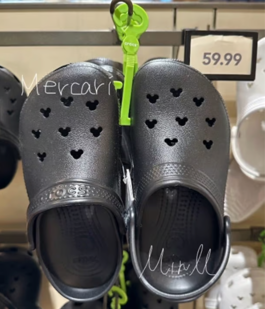 Disney Parks Exclusive Mickey Mouse Icon Crocs Black
