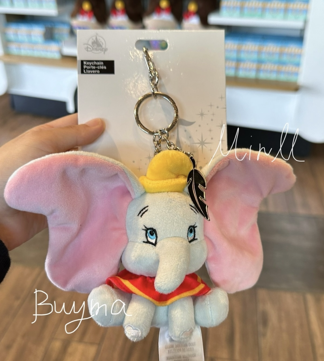 Disney Parks Exclusive Disney Characters Plush Keychain Walt Disney World