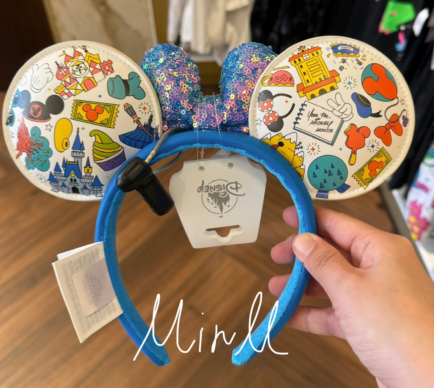 Disney Parks Exclusive Play in the Park Icons AOP Ear Headband For Adults