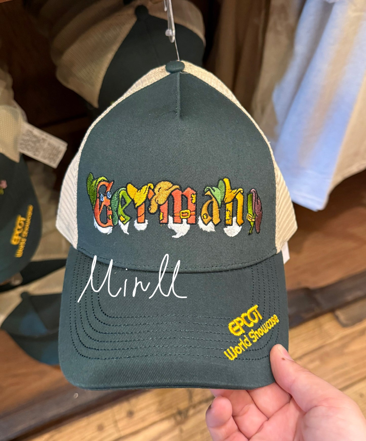 Disney Parks Exclusive Snow White and the Seven Dwarfs Germany Baseball Cap