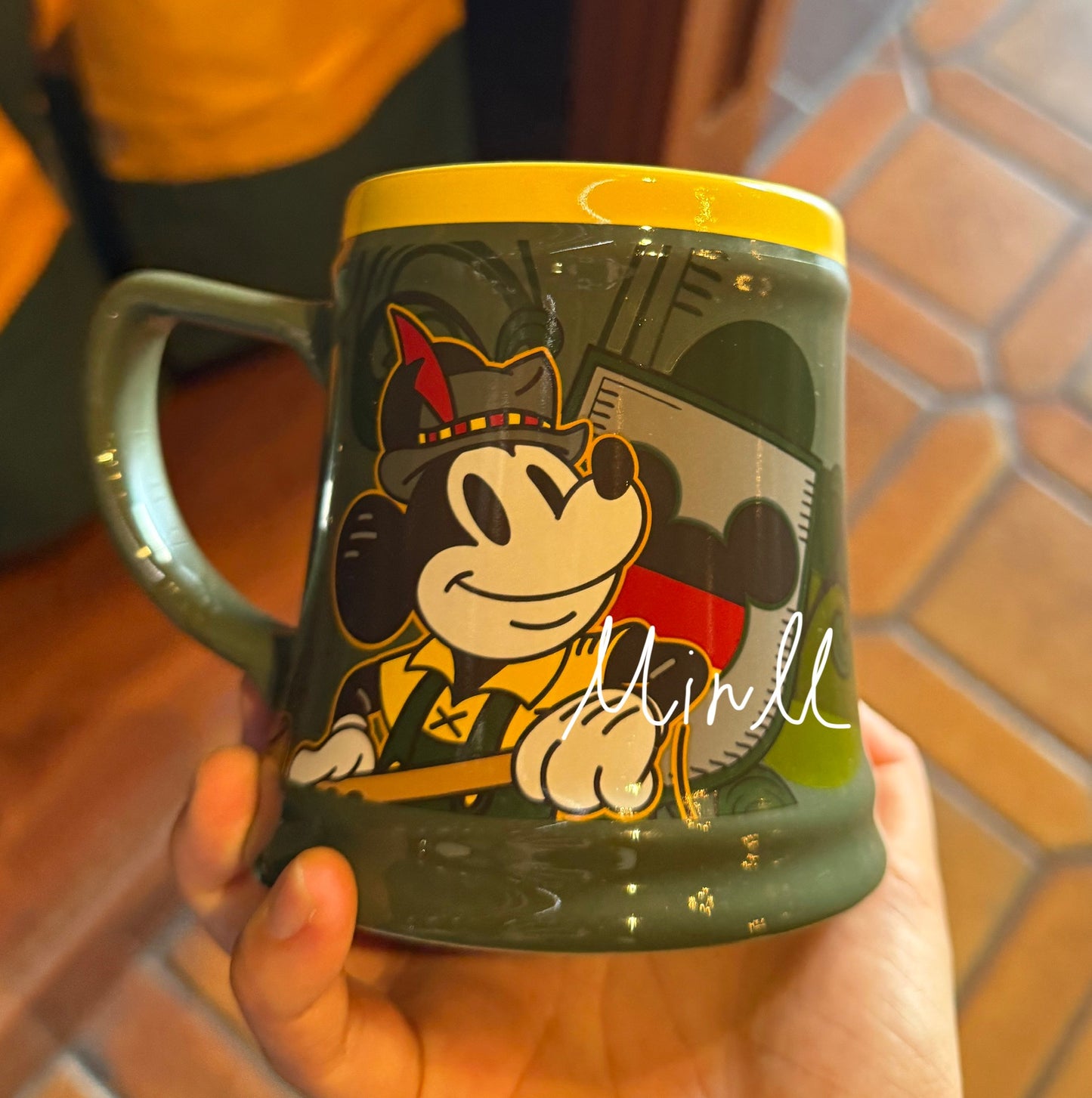 Disney Parks Exclusive Mickey Mouse and Minnie Mouse Germany Mug WDW