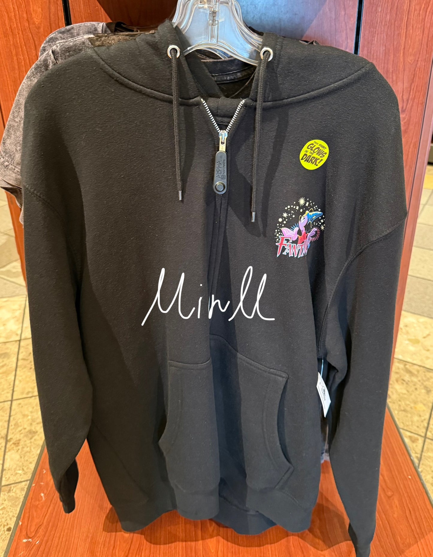 Walt Disney World Fantasmic! Sorcerer Mickey Mouse Hoodie For Adults Hollywood Studios