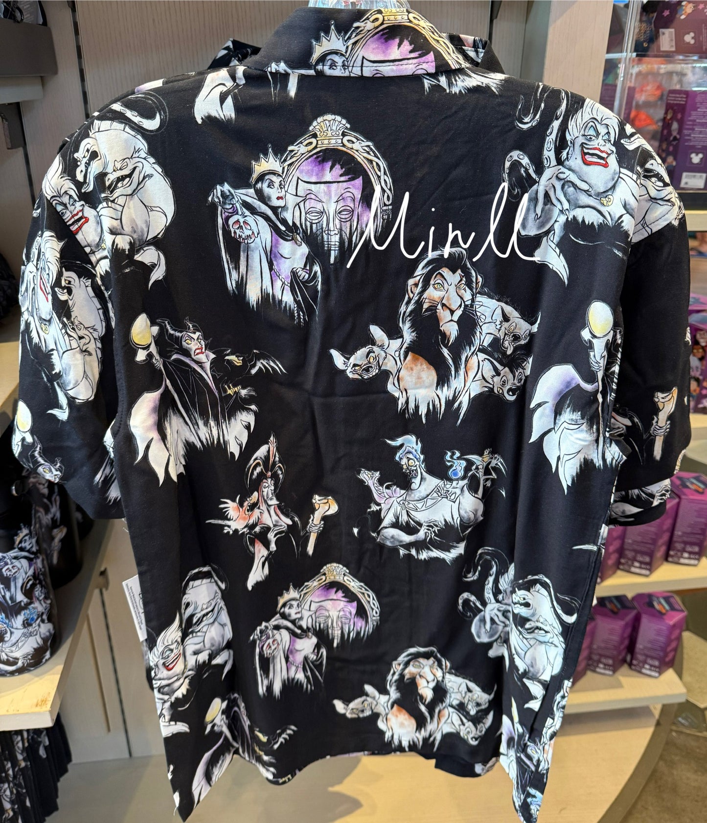 Disney Parks Exclusive Disney Villains Woven Shirt For Adults Walt Disney World