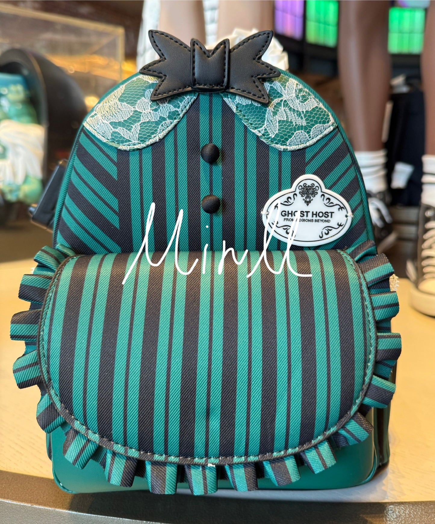 The Haunted Mansion Ghost Host Loungefly Mini Backpack