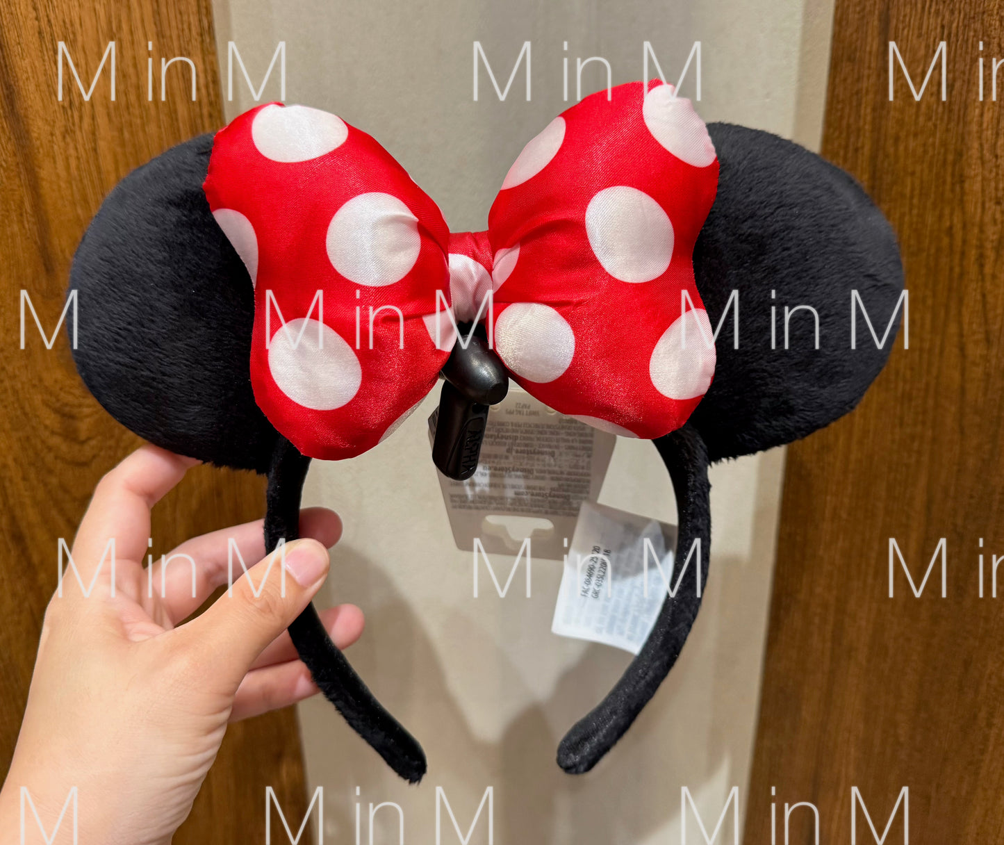 Disney Parks Exclusive Classic Minnie Mouse Red Bow Polka Dots Ear Headband For Adults