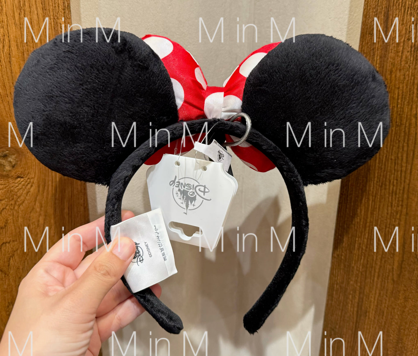 Disney Parks Exclusive Classic Minnie Mouse Red Bow Polka Dots Ear Headband For Adults