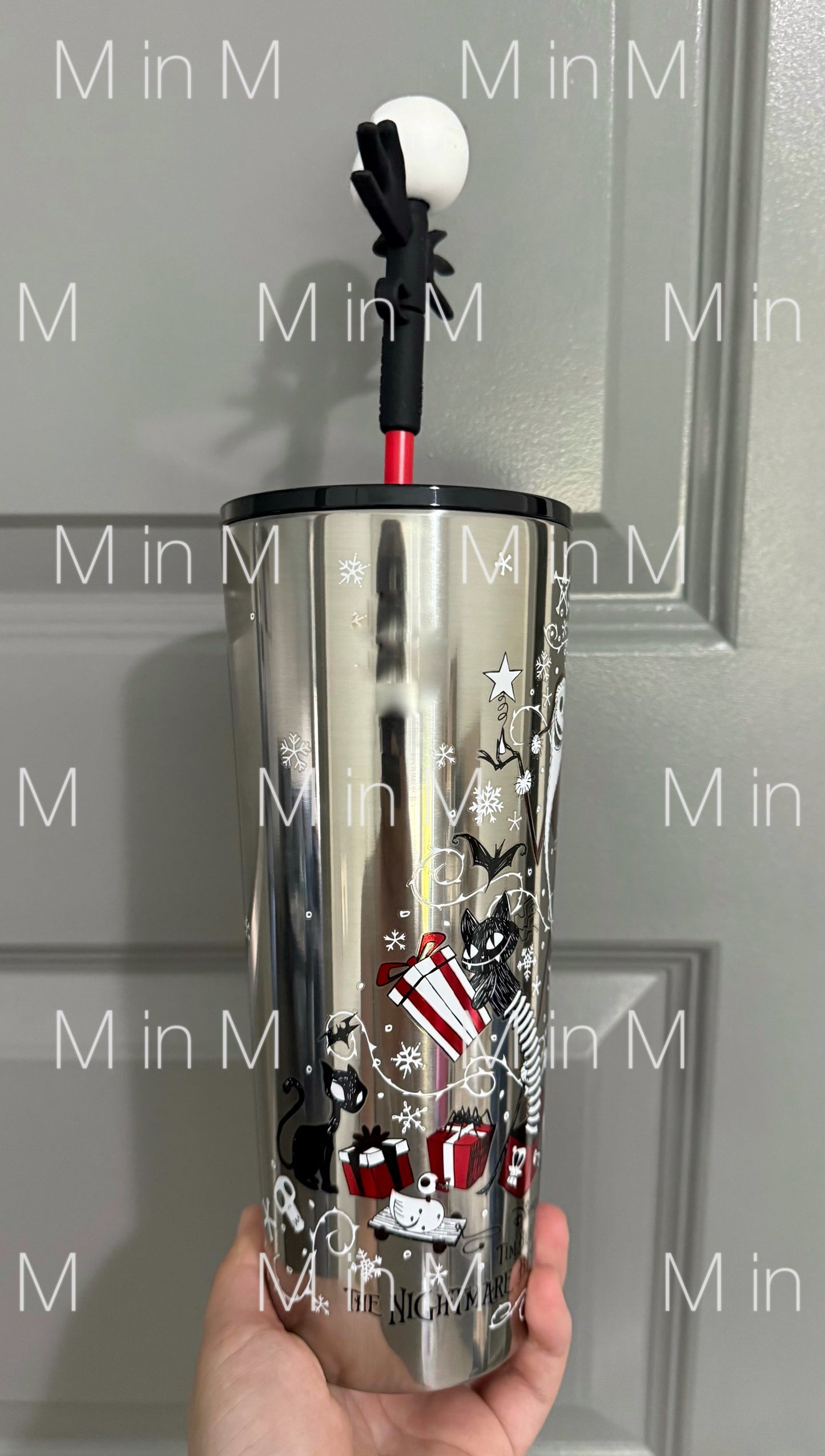 The Nightmare Before Christmas 24oz. Stainless Steel Starbucks® Tumbler with Straw 2025
