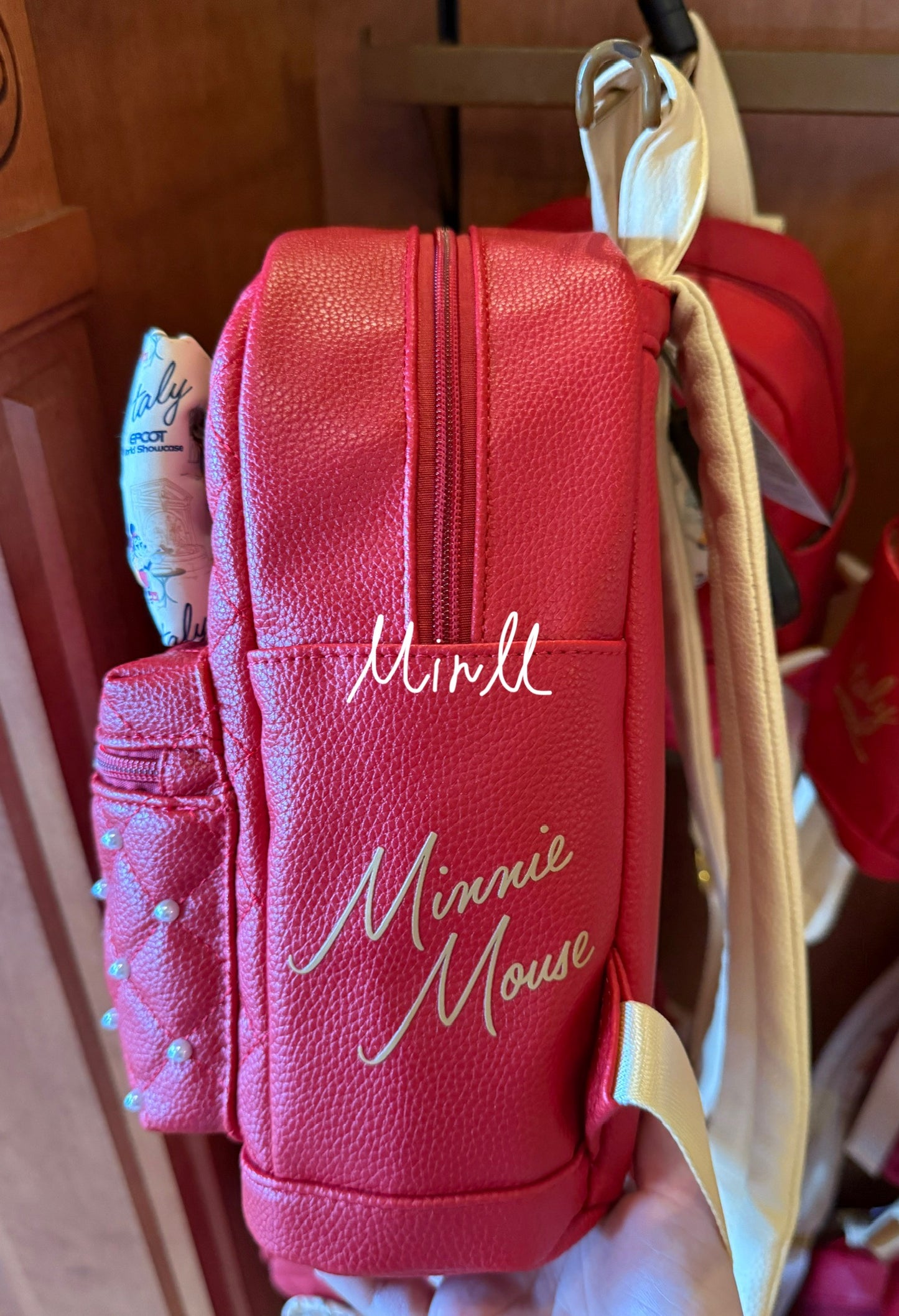 Walt Disney World EPCOT Italy Pavilion Minnie Mouse Backpack