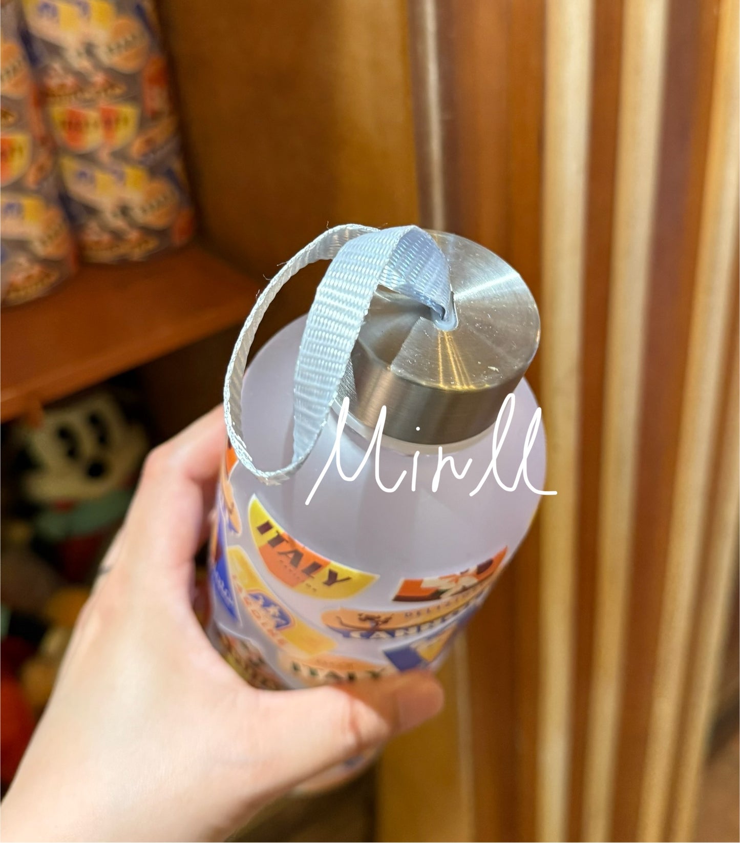 Disney Parks Exclusive Walt Disney World Italy Mickey Mouse Water Bottle