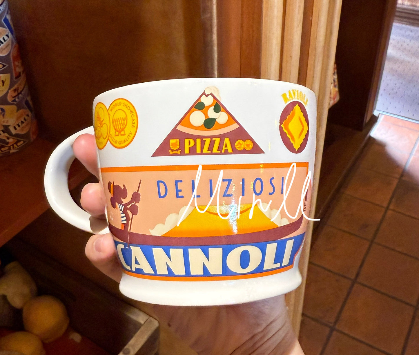Disney Parks Exclusive Walt Disney World Italy Mickey Mouse Mug