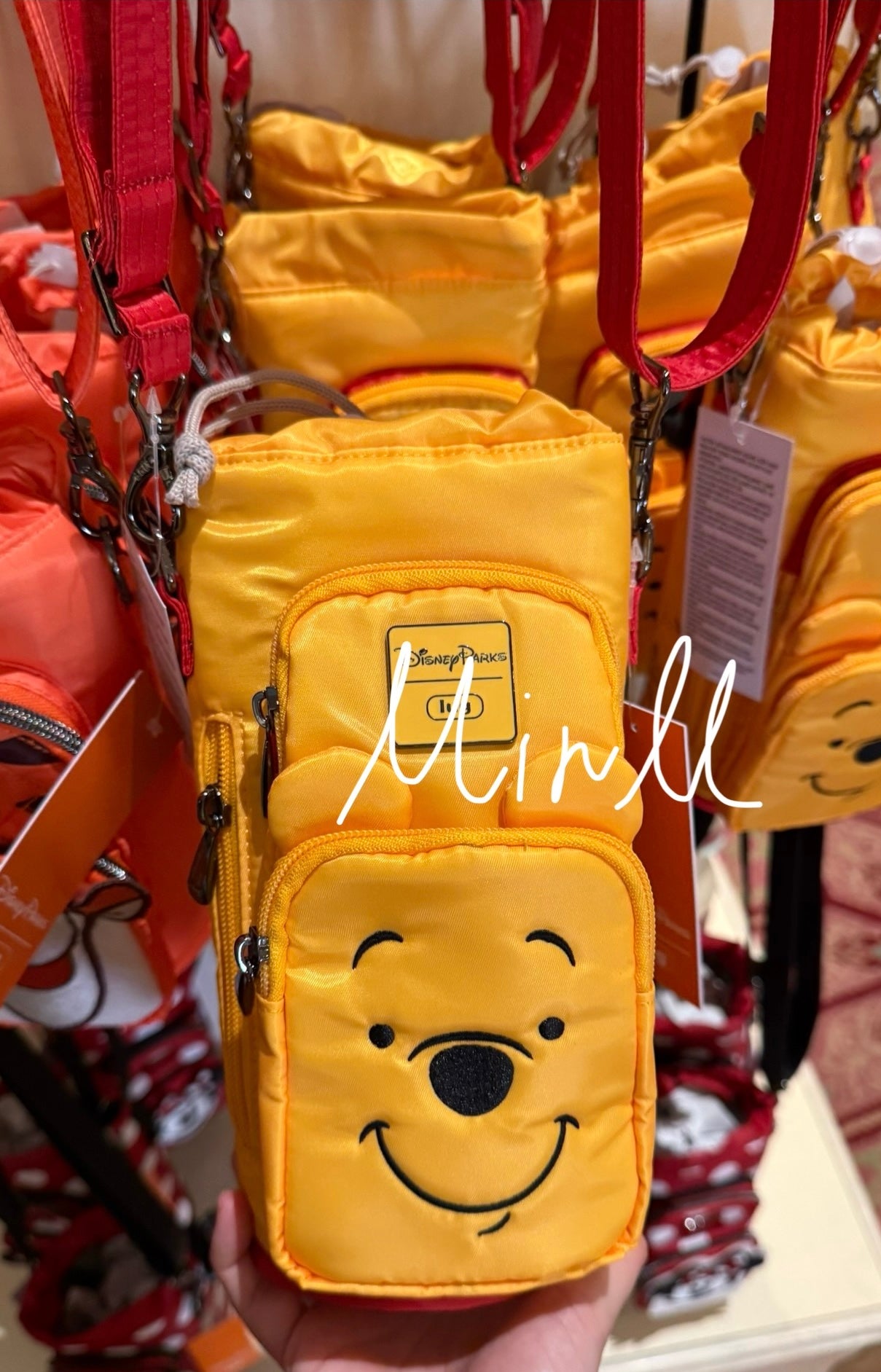 【Lug】Disney Parks Winnie the Pooh Bottle Holder Crossbody Bag