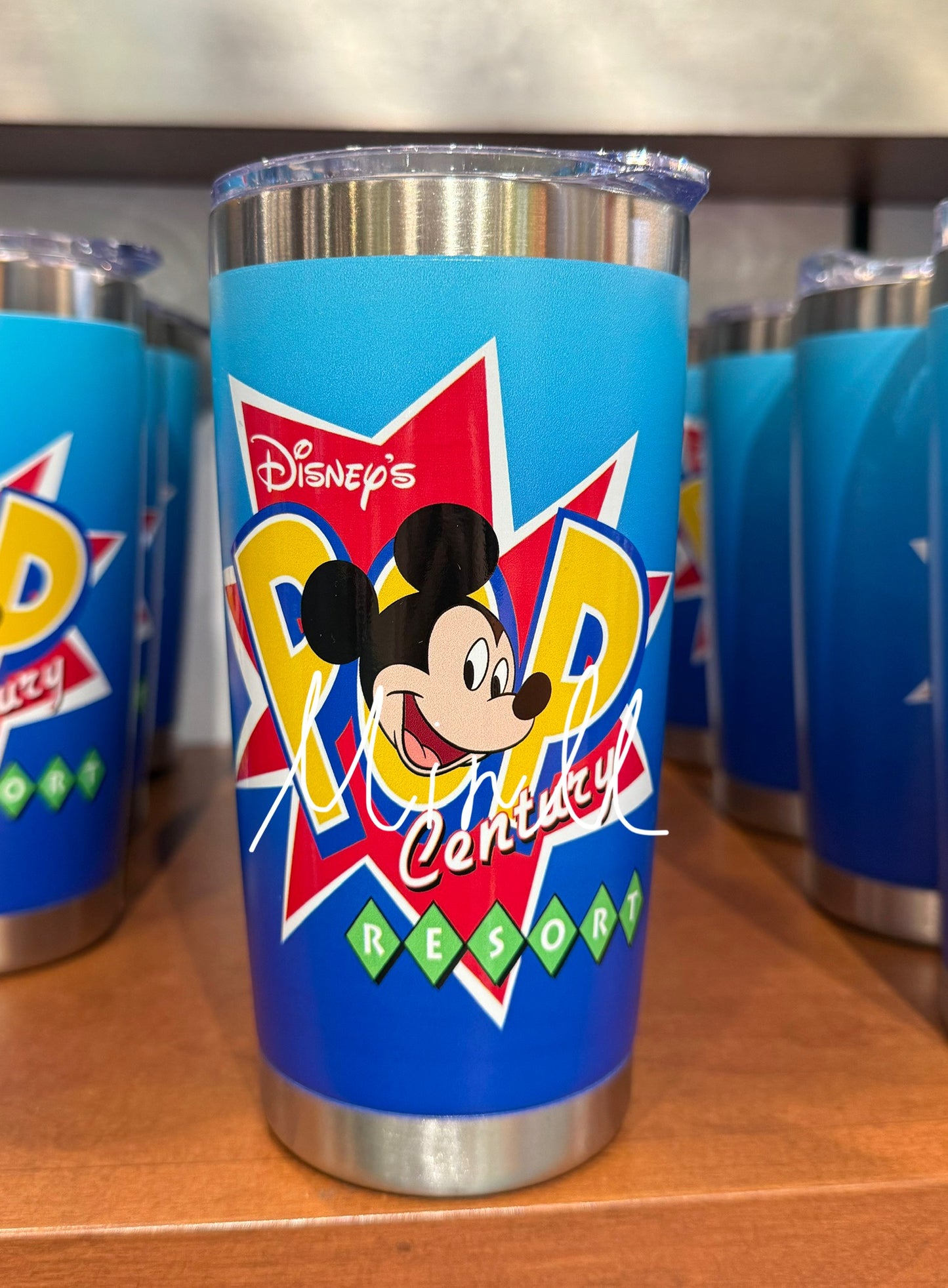POP Century Resort Mickey Mouse Stainless Tumbler Walt Disney World