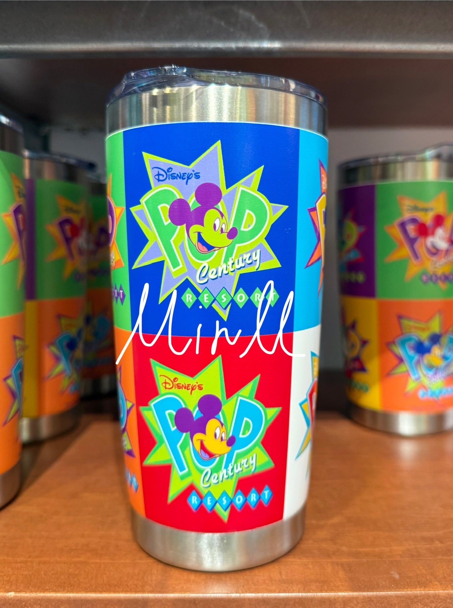 POP Century Resort Mickey Mouse Stainless Tumbler Walt Disney World