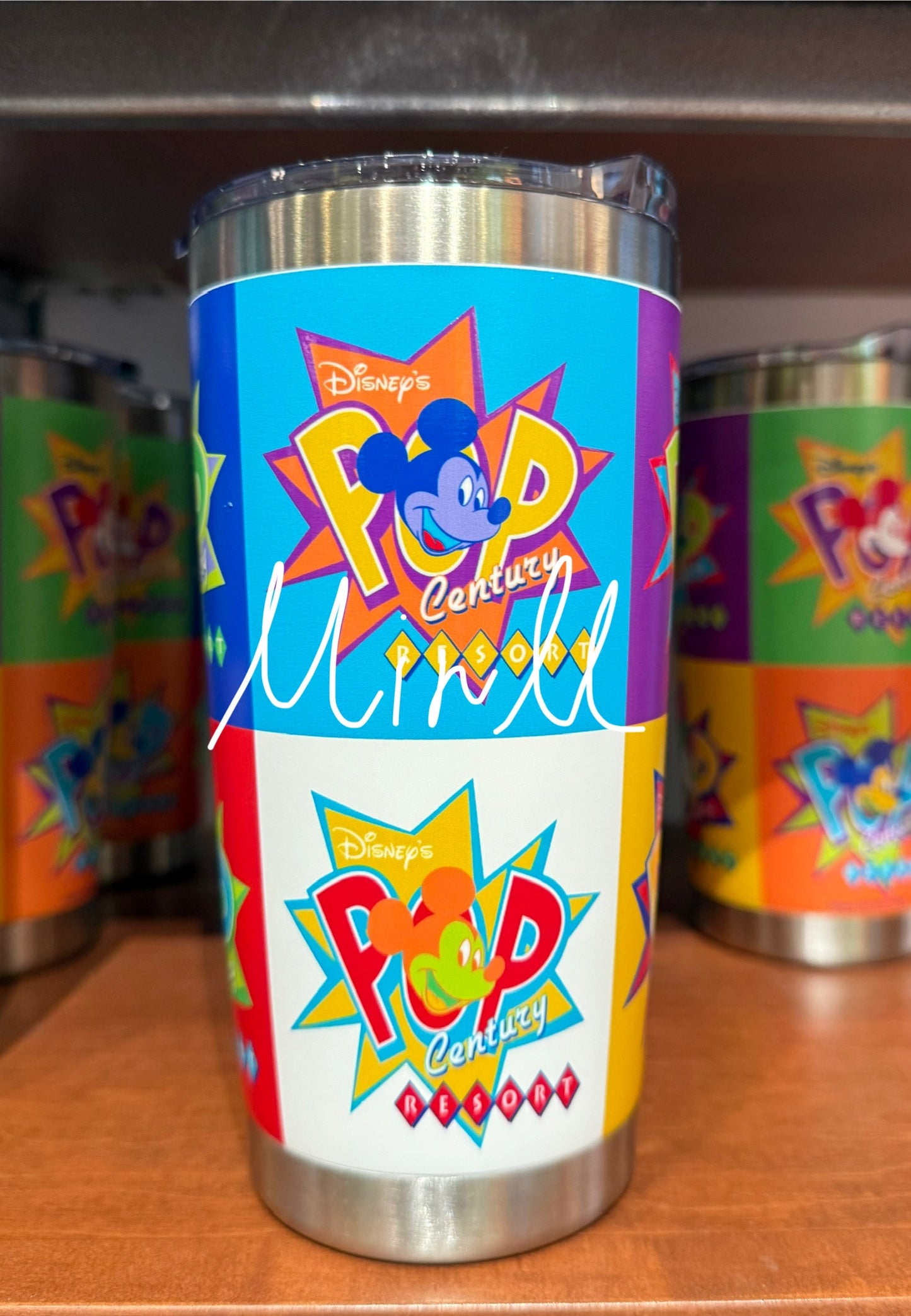 POP Century Resort Mickey Mouse Stainless Tumbler Walt Disney World
