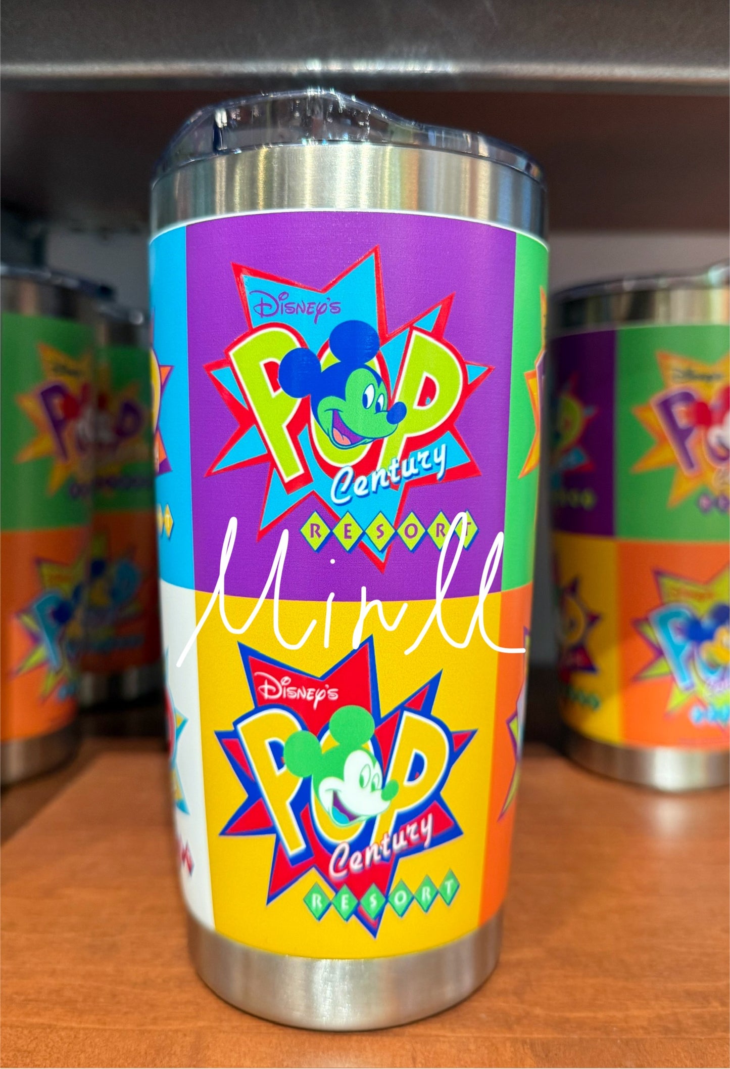 POP Century Resort Mickey Mouse Stainless Tumbler Walt Disney World