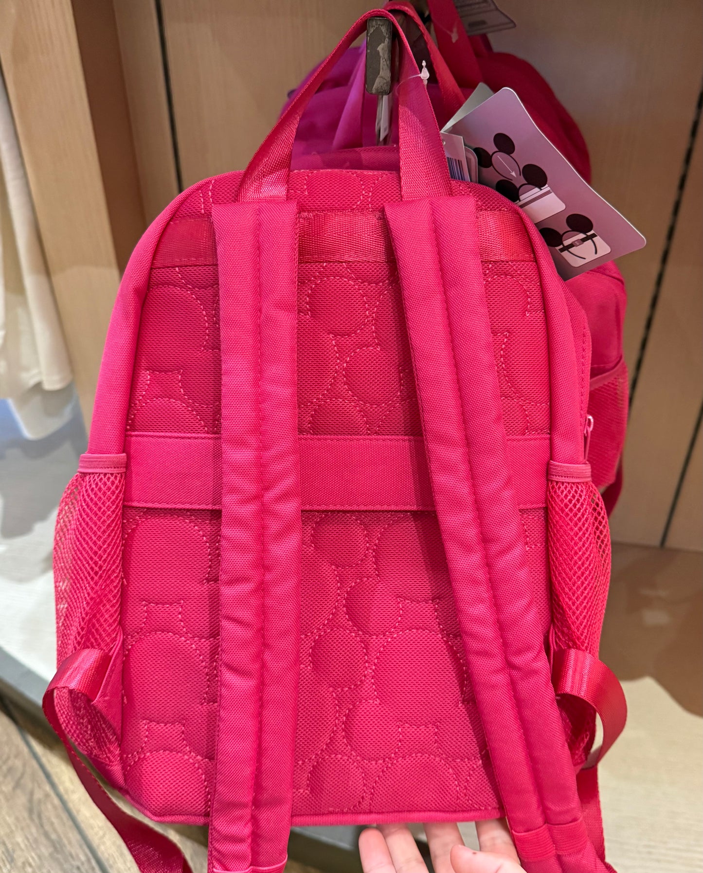 Walt Disney World Logo Pink Ear Holder Backpack Large