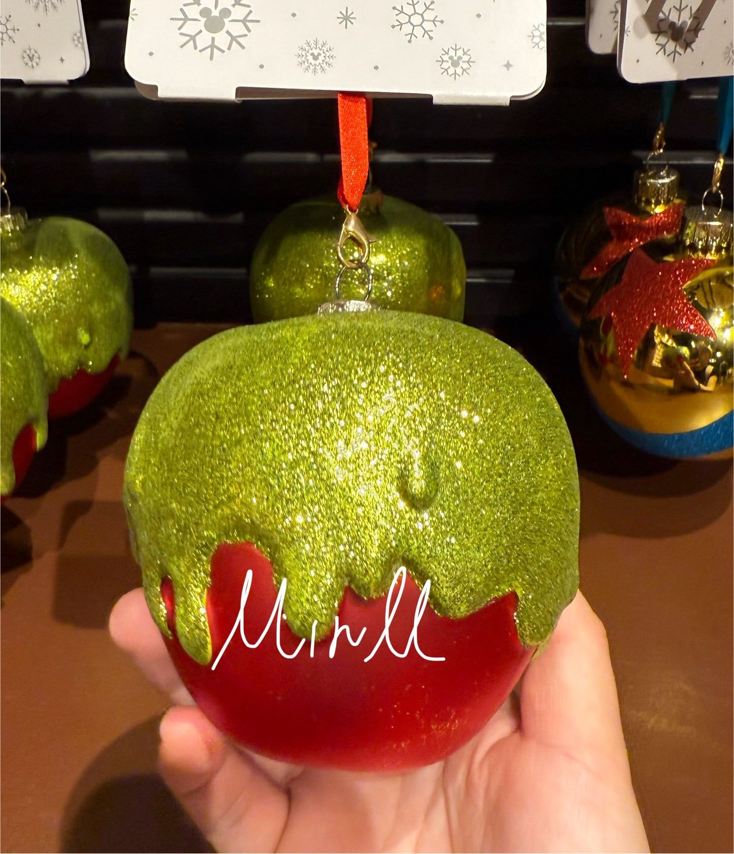 Snow White Poison Apple Christmas Ornament Walt Disney World