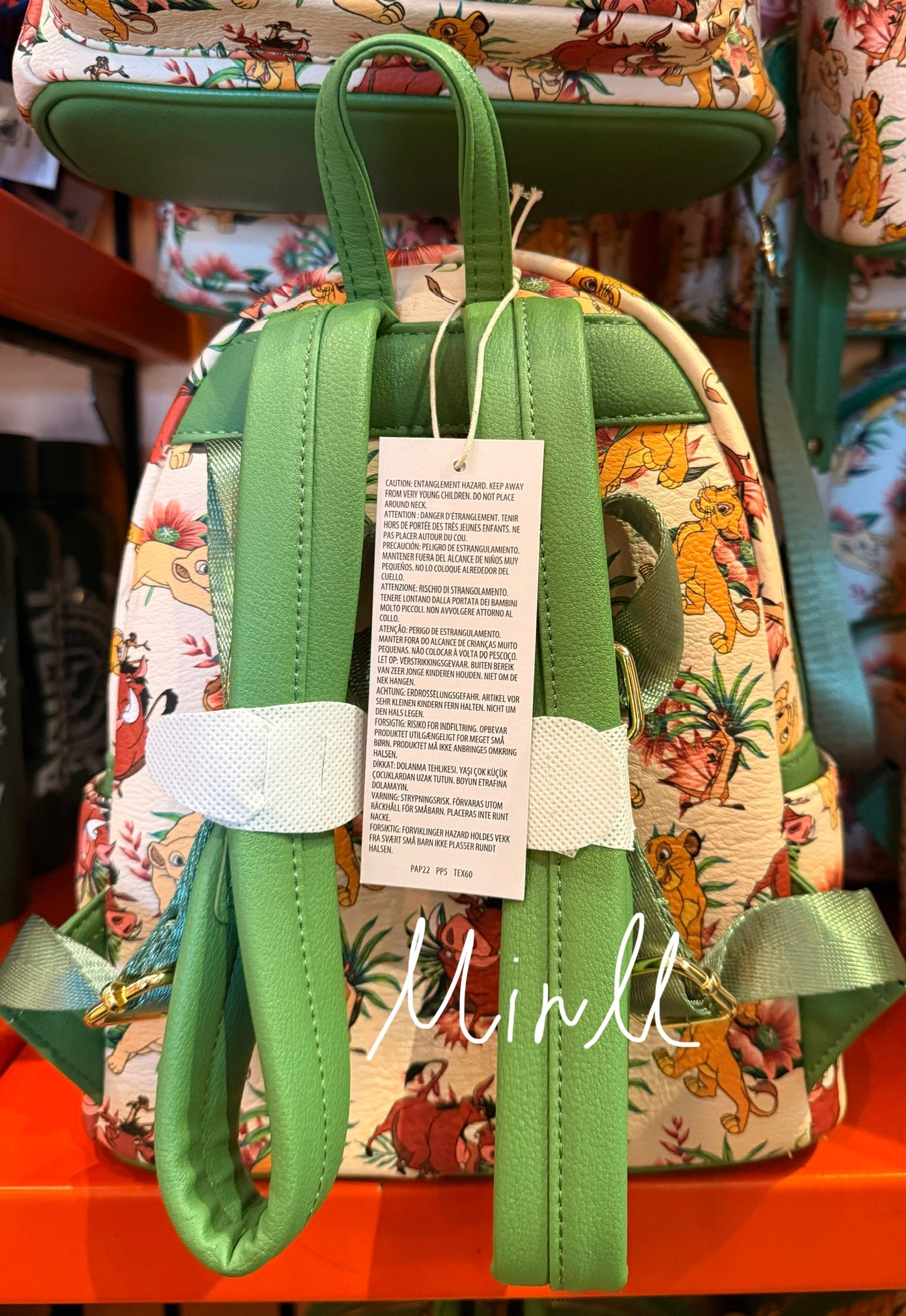 【Loungefly】Disney Parks Lion King AOP Mini Backpack 2025