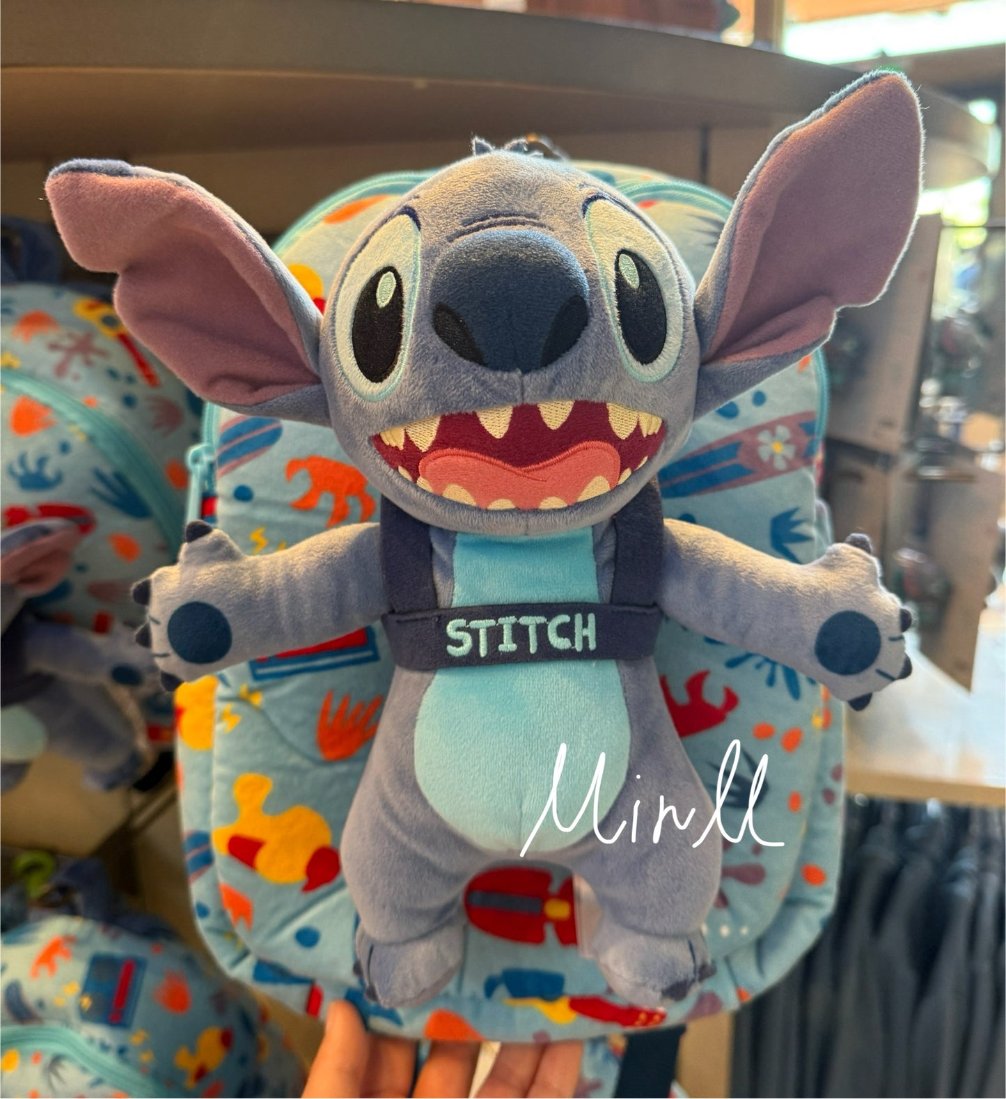 US Disney Parks Lilo&Stitch Plush Backpack For Kids