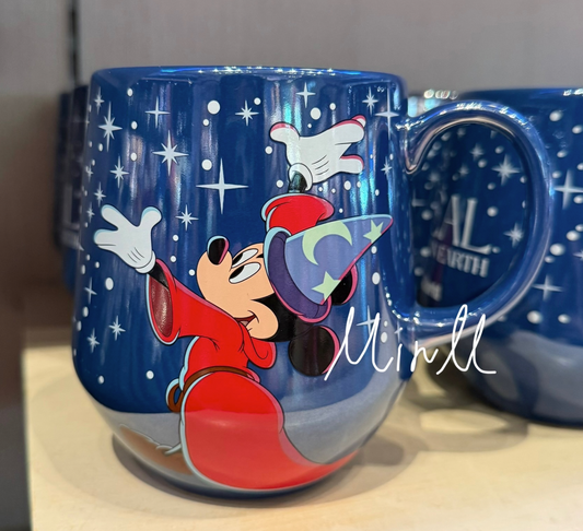 Disney Parks Exclusive Fantasia Sorcerer Mickey Mouse Mug Walt Disney World