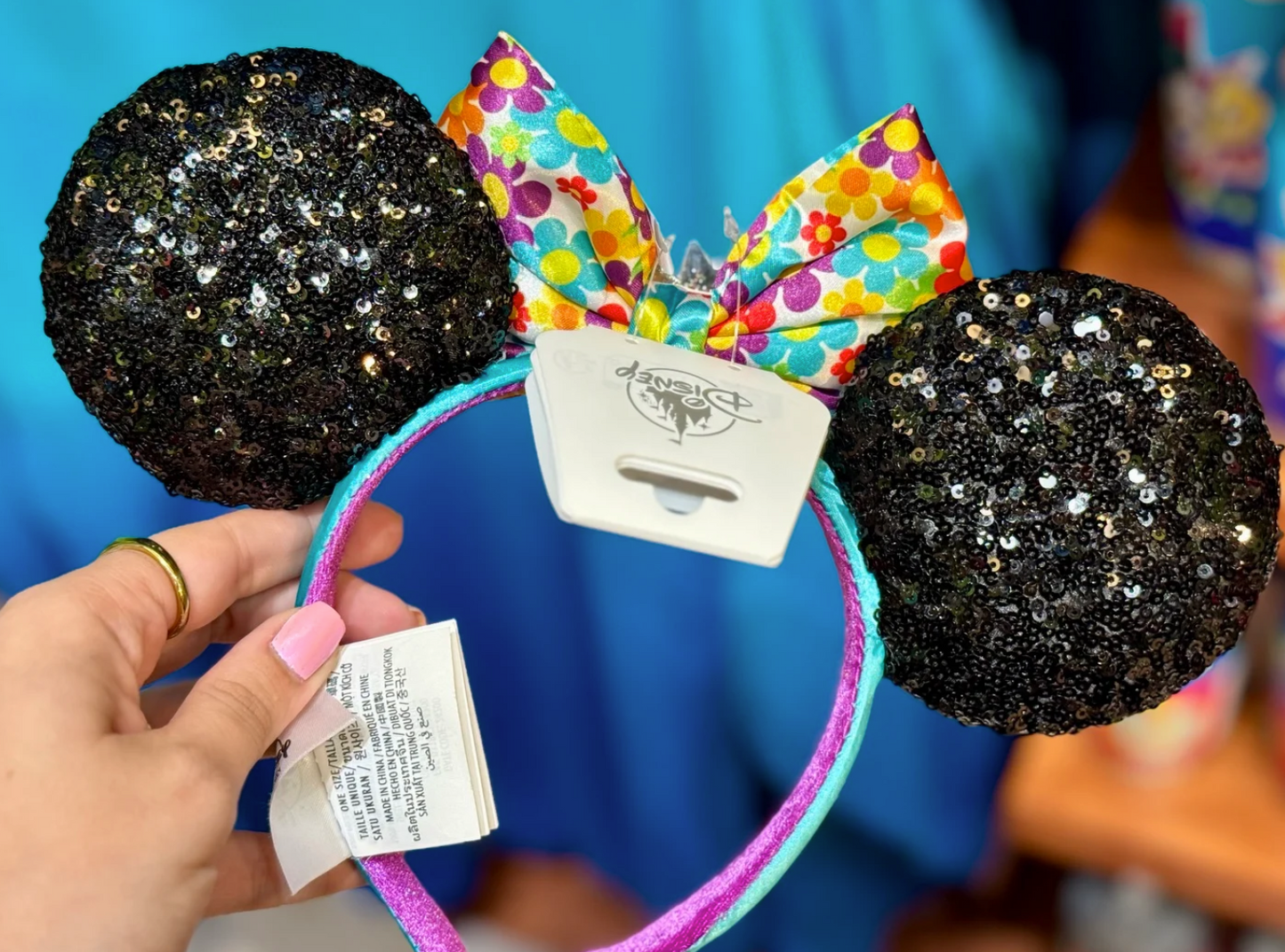 Disney Parks Exclusive POP Century Minnie Mouse Ear Headband For Adults