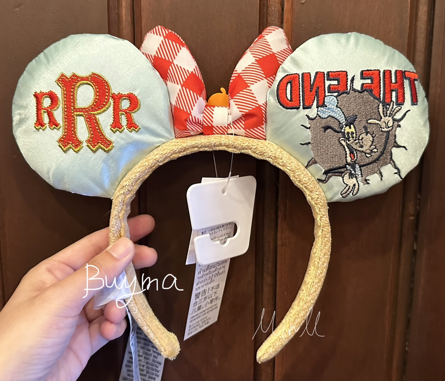 Disney Parks Exclusive Runaway Railway Mickey＆Minnie Ear Headband For Adults
