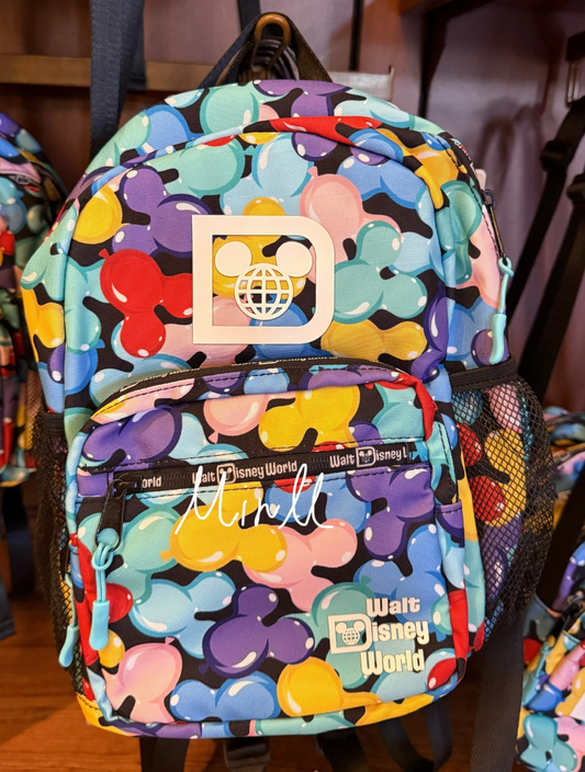 Walt Disney World Mickey Balloon AOP Ear Holder Backpack Small