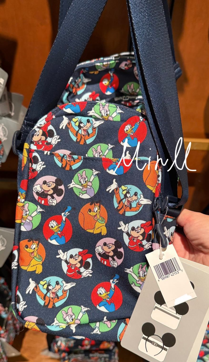 Walt Disney World Mickey＆Friends Ear Holder Crossbody Bag