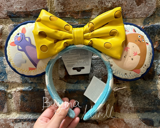 Disney Parks Exclusive Pixar Ratatouille Remy and Emile Ear Headband For Adults