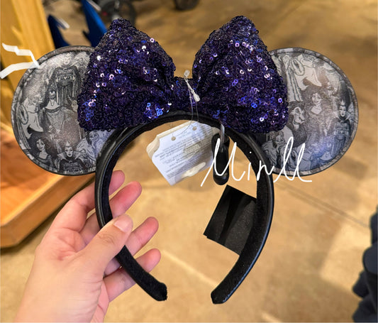 Disney Parks Exclusive Disney Villains AOP Ear Headband for Adults