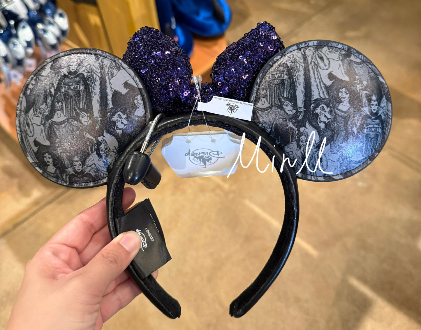 Disney Parks Exclusive Disney Villains AOP Ear Headband for Adults