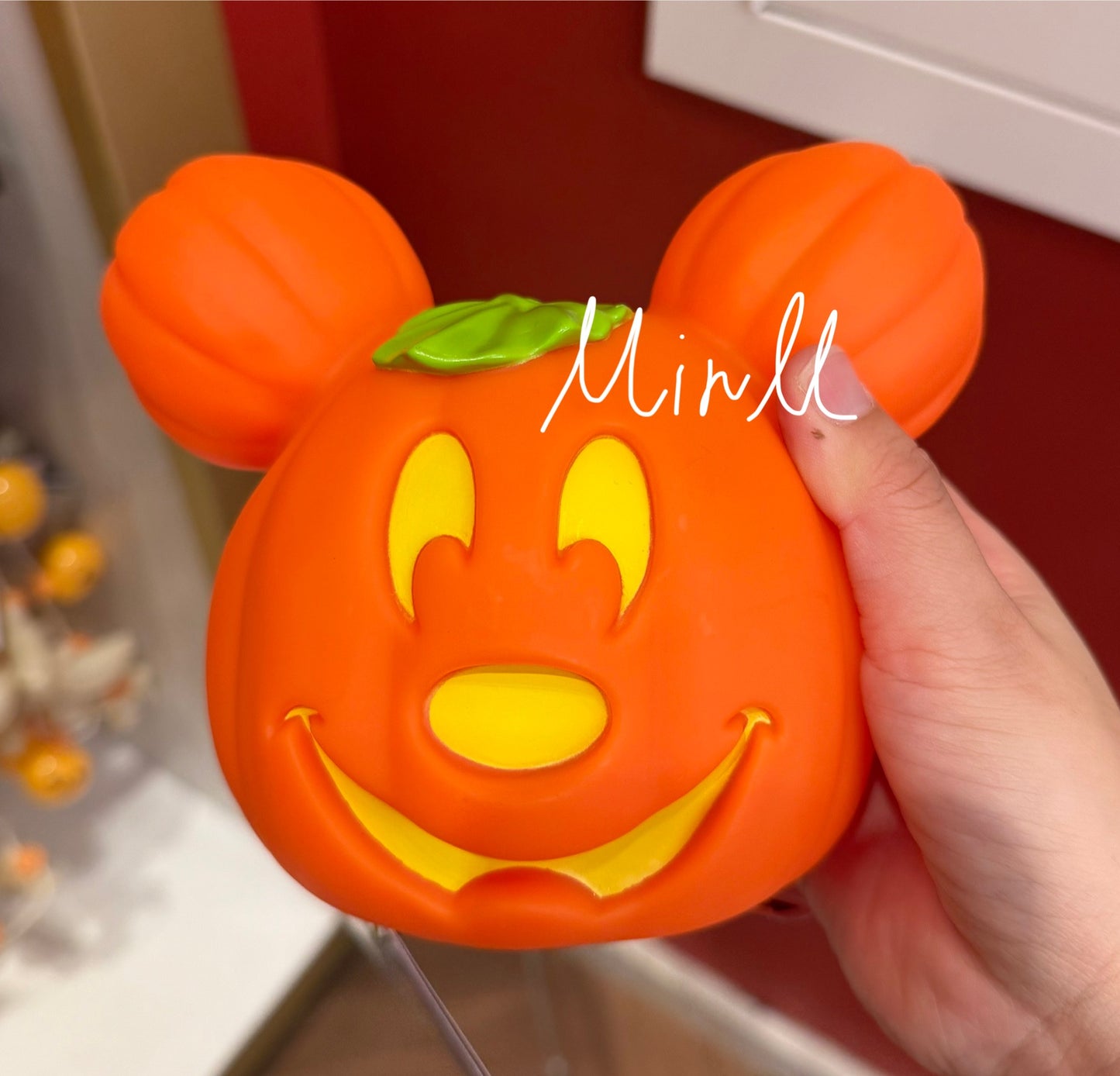 Disney Parks Exclusive Mickey Mouse or Minnie Mouse Light-Up Jack-o'-Lantern Mini Figurine 2025