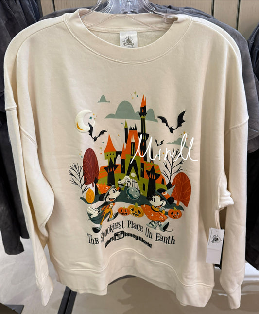 Disney Parks Exclusive Mickey and Minnie Mouse Halloween Pullover for Women Walt Disney World