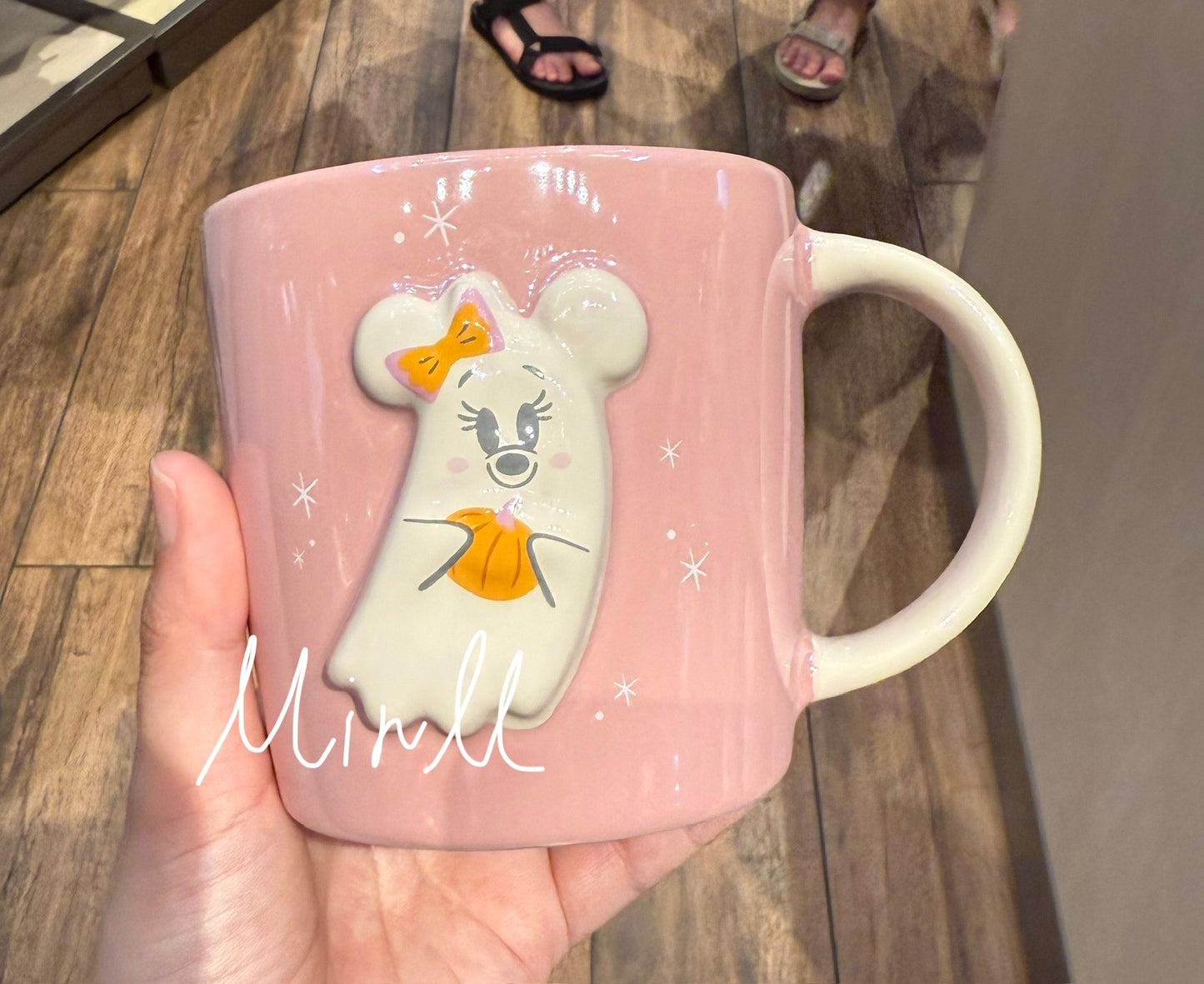 Disney Parks Exclusive Ghost Minnie ＆ Binx Halloween Mug