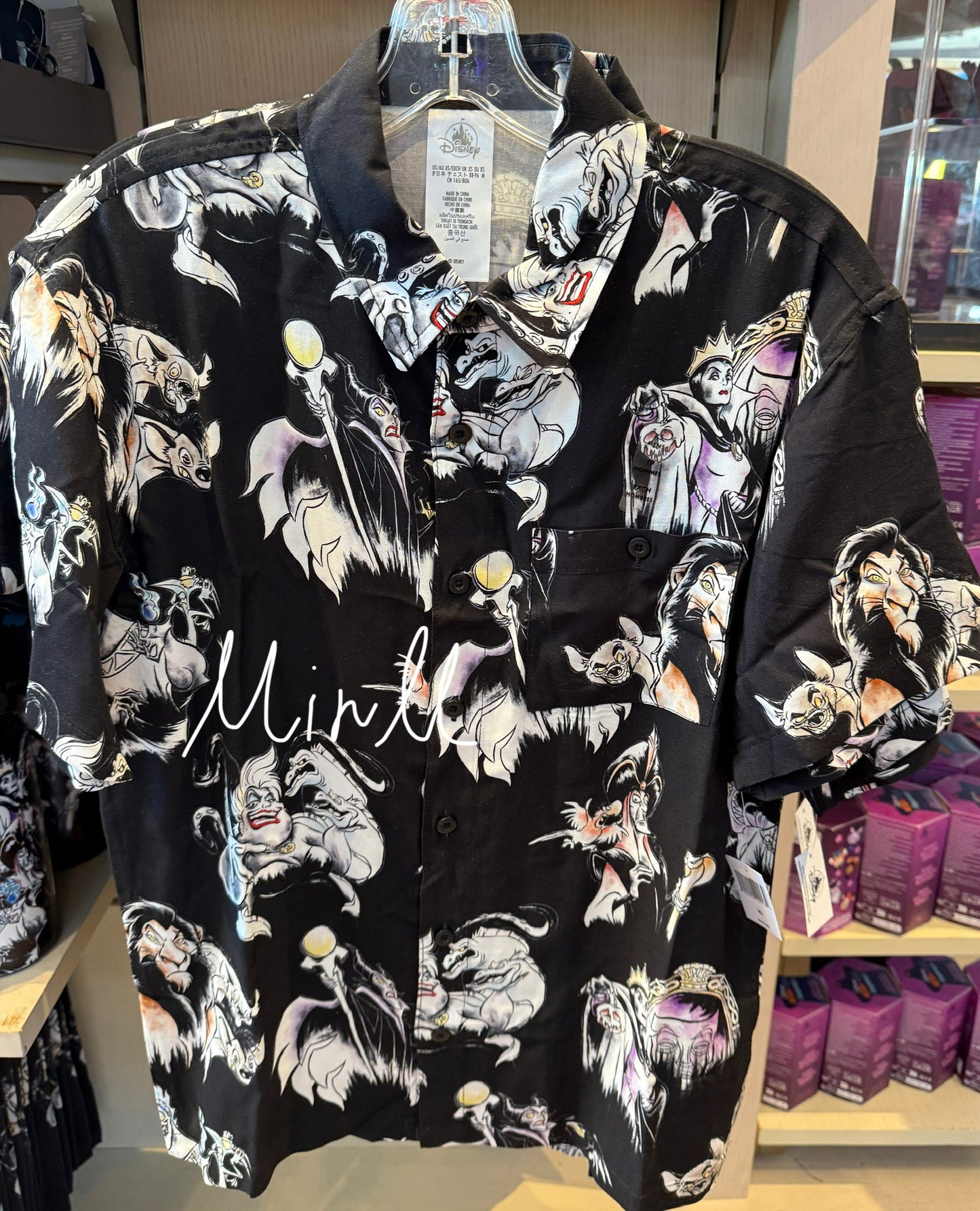 Disney Parks Exclusive Disney Villains Woven Shirt For Adults Walt Disney World