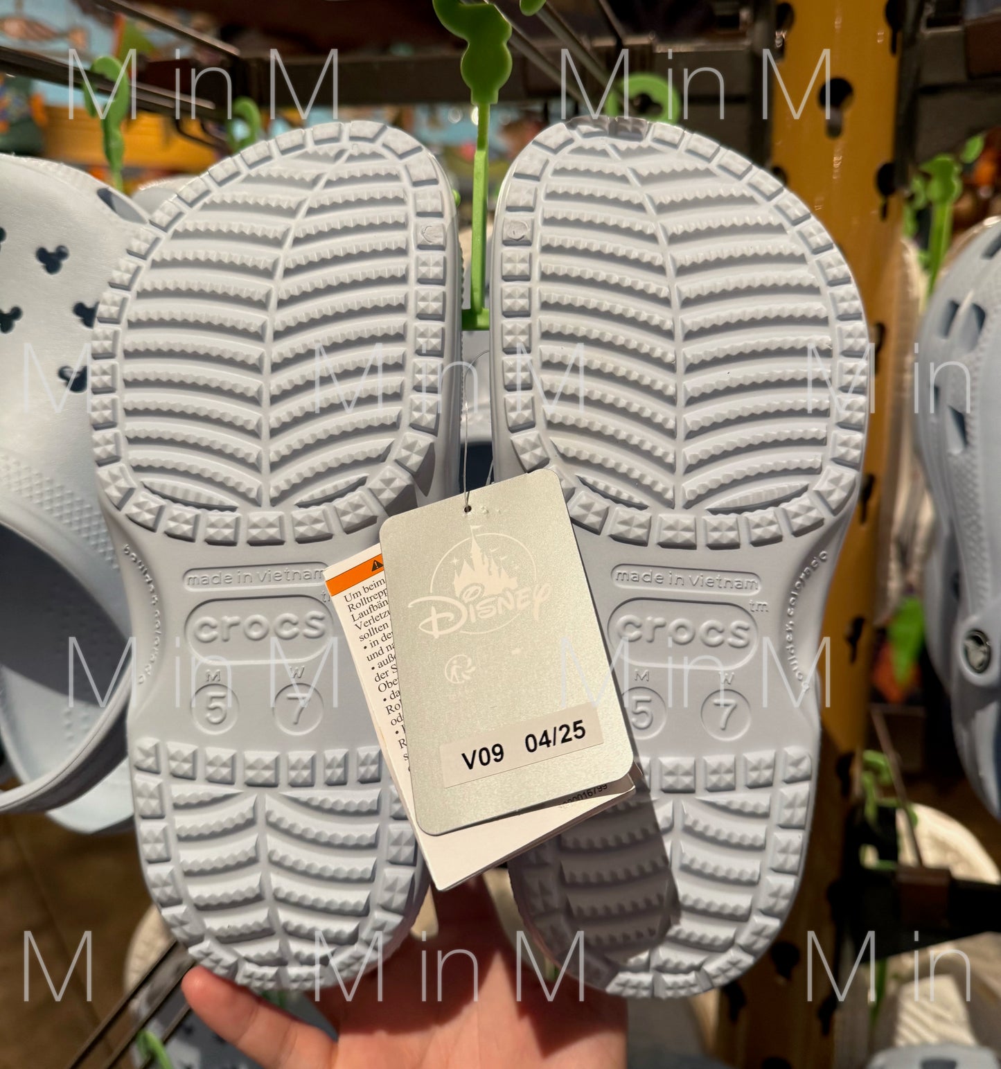 Mickey Mouse Icon Clogs for Adults by Crocs – Light Blue