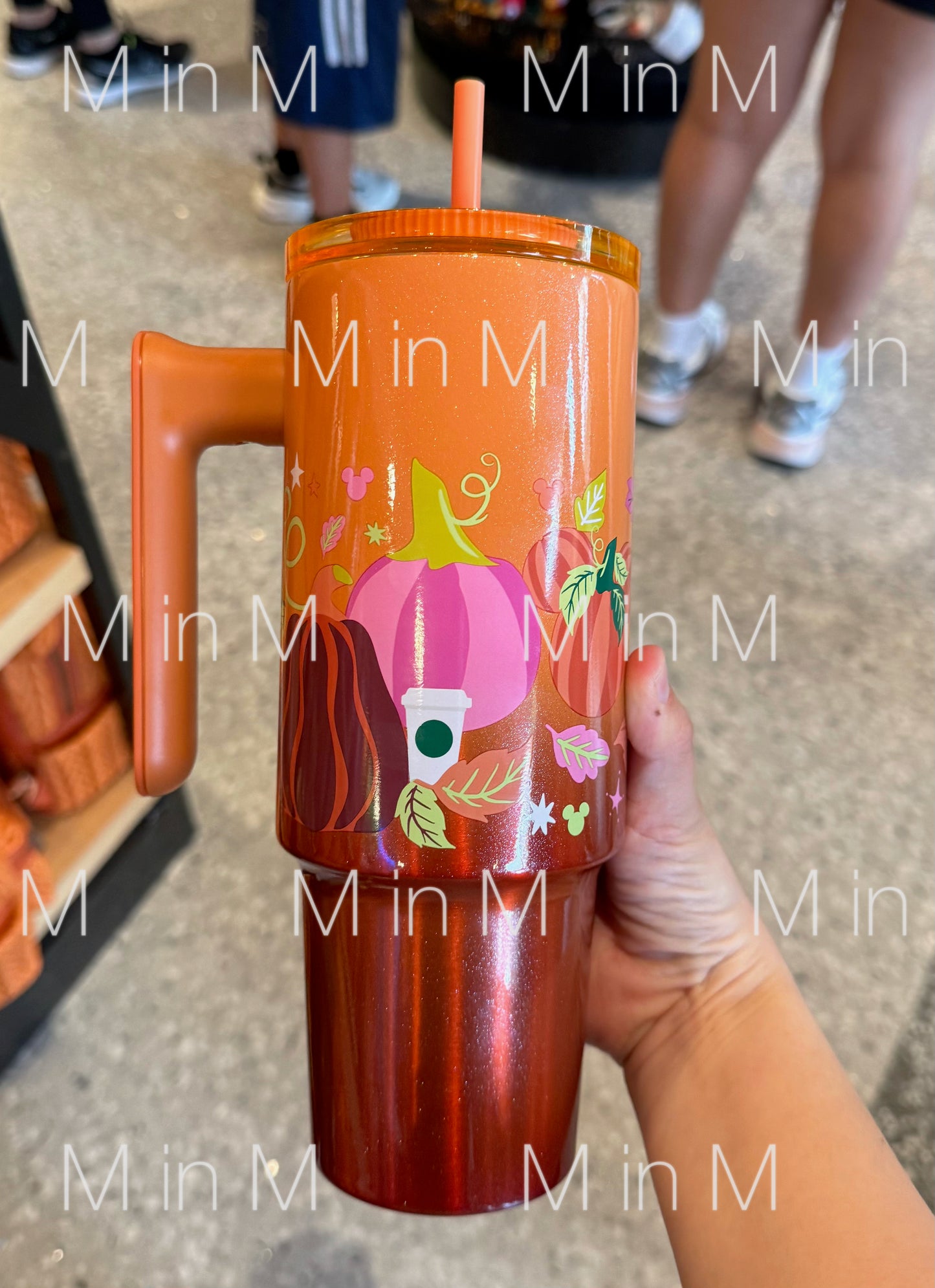 Disney Parks Exclusive Pumpkin Spice Latte 30oz. Stainless Steel Starbucks® Tumbler with Straw