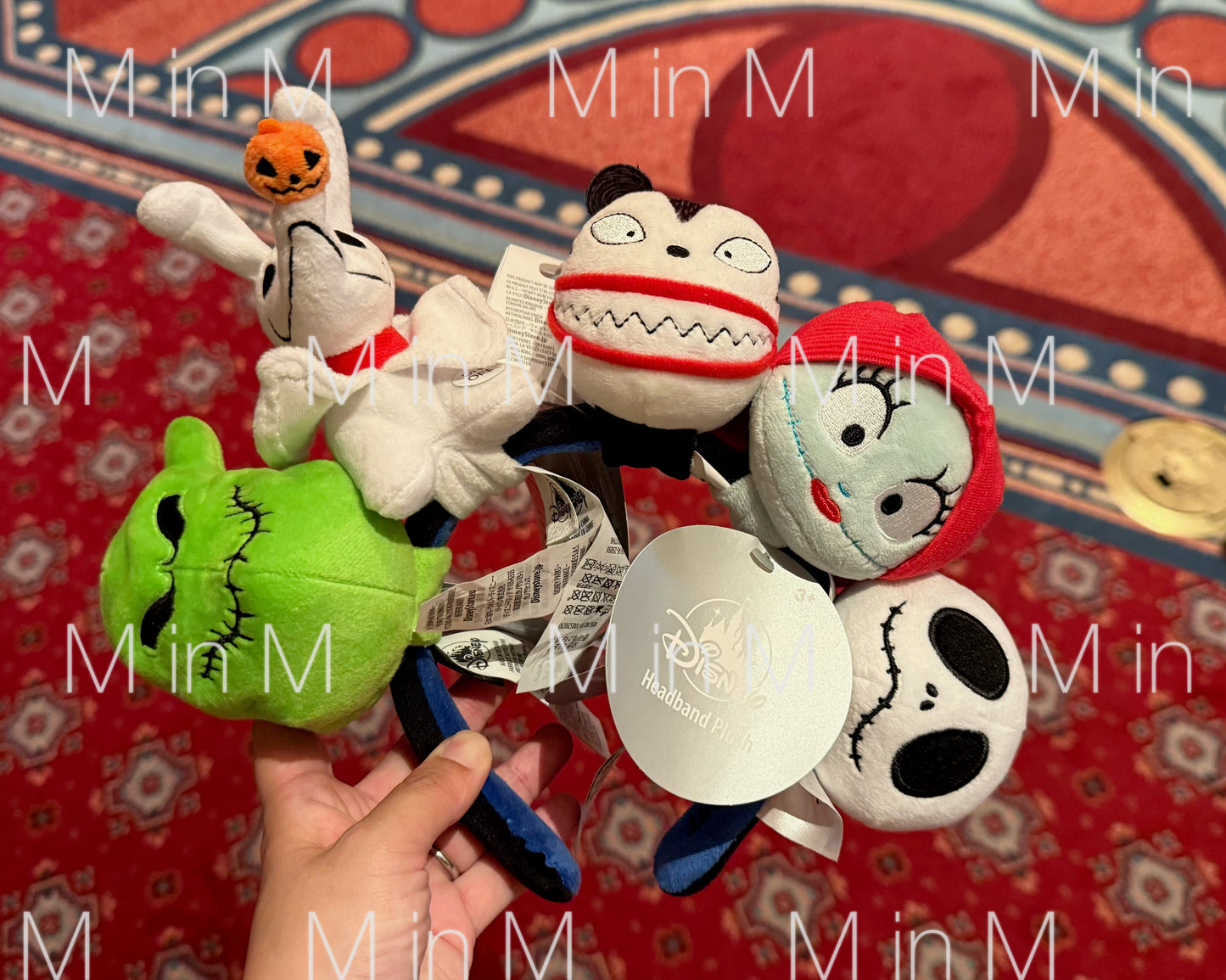Disney Parks Exclusive The Nightmare Before Christmas Customizable Plush Ear Headband For Adults