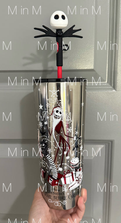 The Nightmare Before Christmas 24oz. Stainless Steel Starbucks® Tumbler with Straw 2025