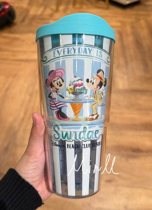 【Tervis】Walt Disney World Beach Club Resort Plastic Tumbler