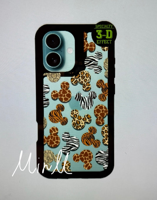 Disney Parks Exclusive Mickey Mouse Animal Print AOP iPhone Case