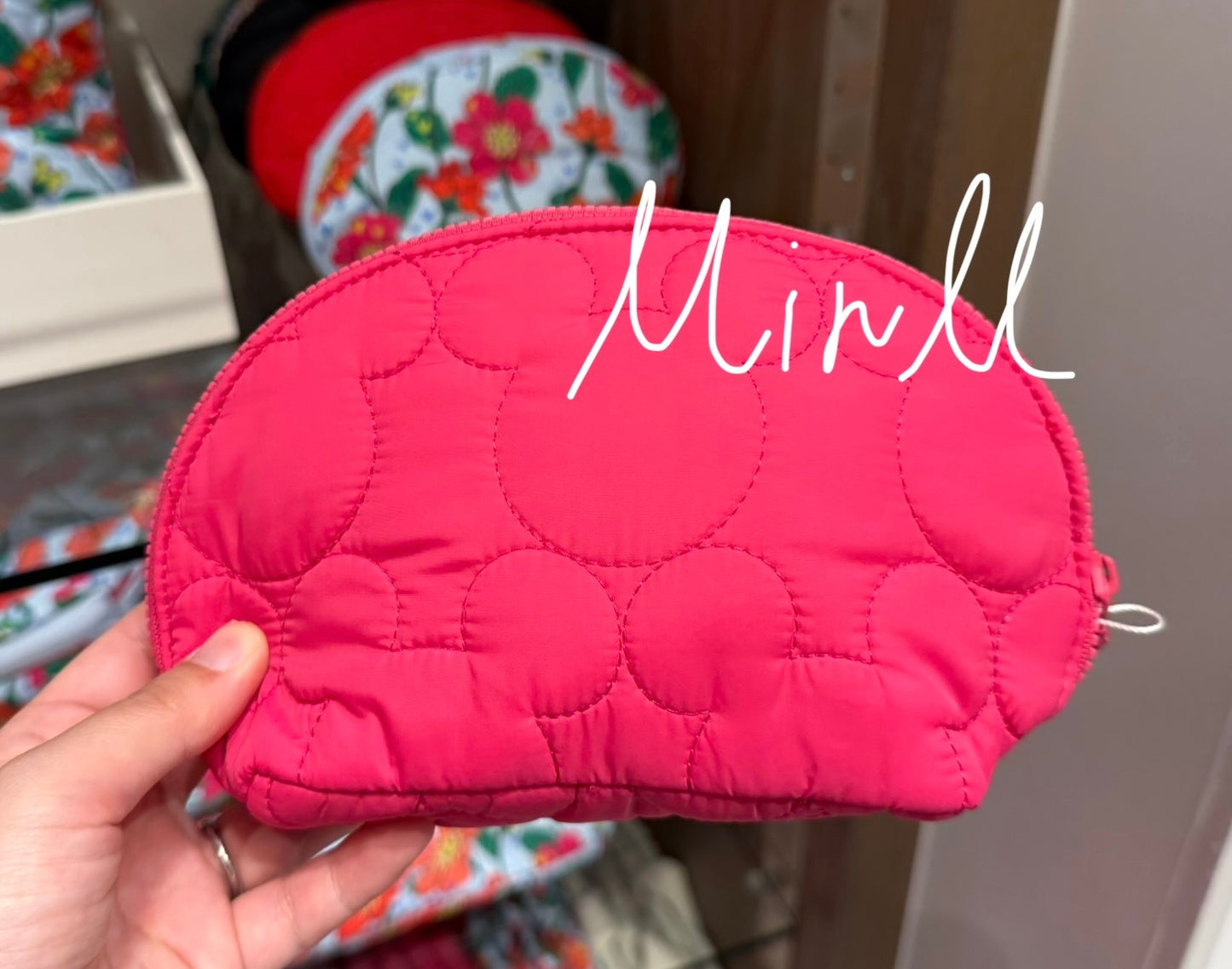 Walt Disney World Exclusive Mickey Mouse Icon AOP Mini Dome Cosmetic Vera Bradley