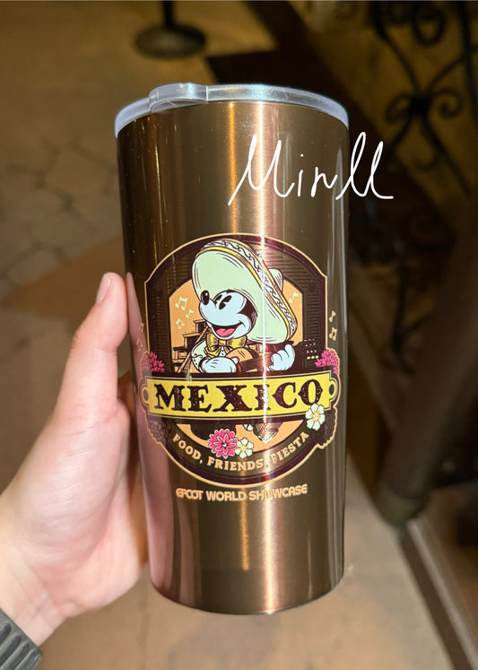 Disney Parks Exclusive Walt Disney World Mexico Mickey Mouse Tumbler