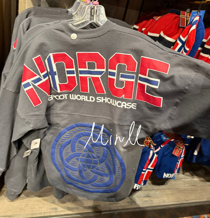 Disney Parks Exclusive EPCOT Norway Pavilion Spirit Jersey For Adults Walt Disney World