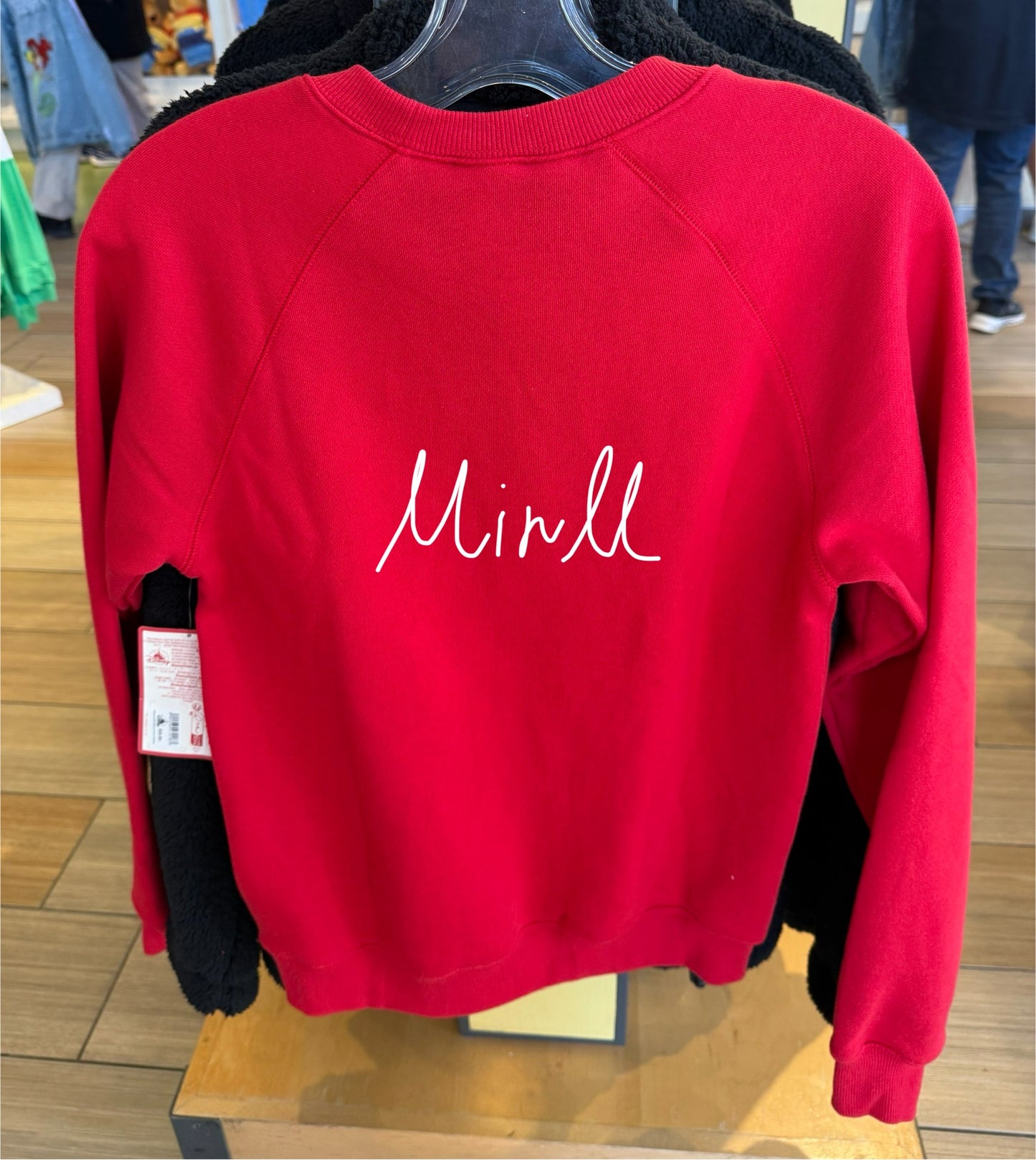 Disney Parks Exclusive Mickey Mouse Sweatshirt For Adults Red