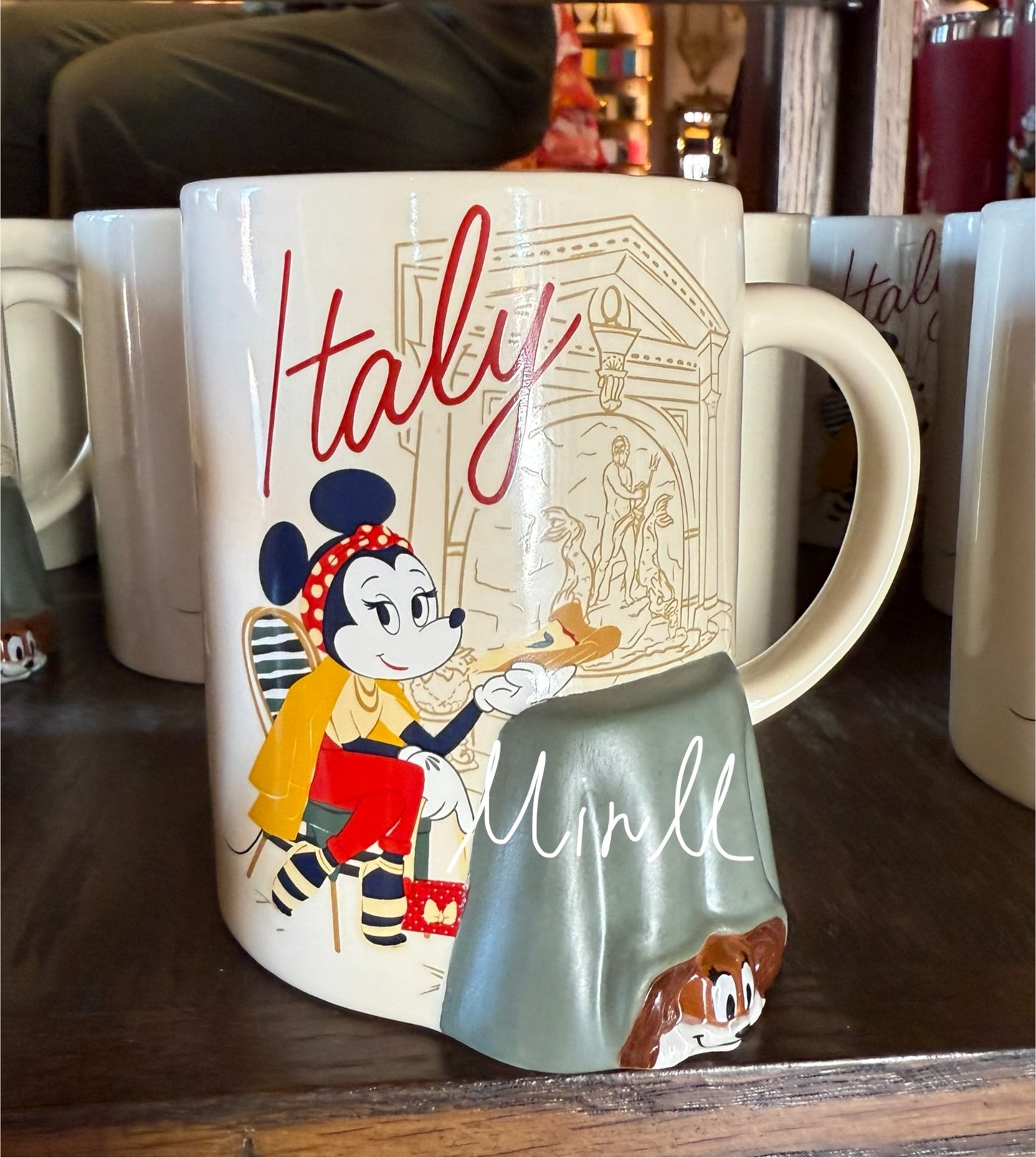 Walt Disney World EPCOT Italy Pavilion Minnie Mouse Mug