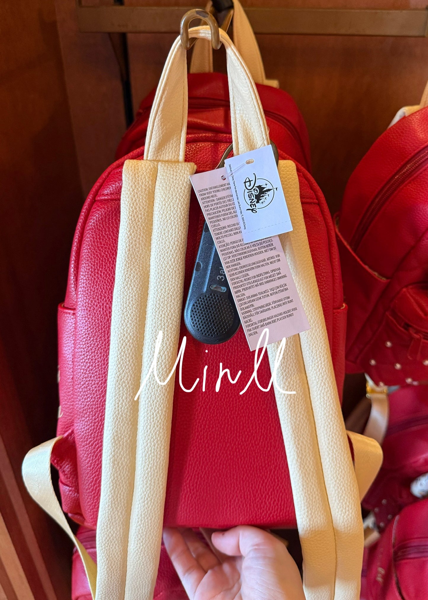 Walt Disney World EPCOT Italy Pavilion Minnie Mouse Backpack