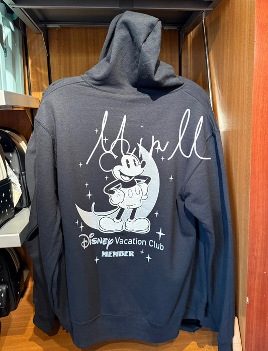 Disney Vacation Club Member Mickey Mouse Hoodie For Adults