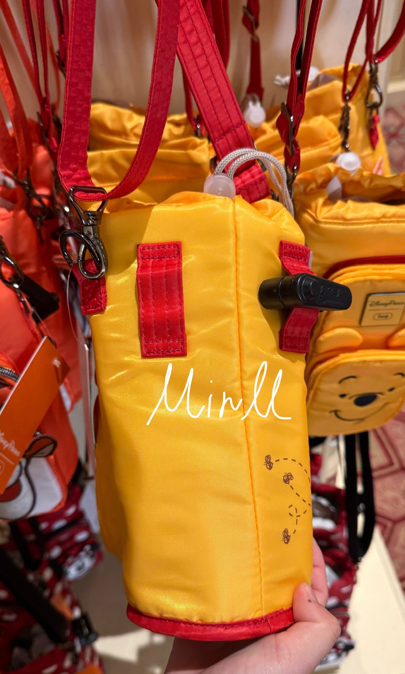 【Lug】Disney Parks Winnie the Pooh Bottle Holder Crossbody Bag